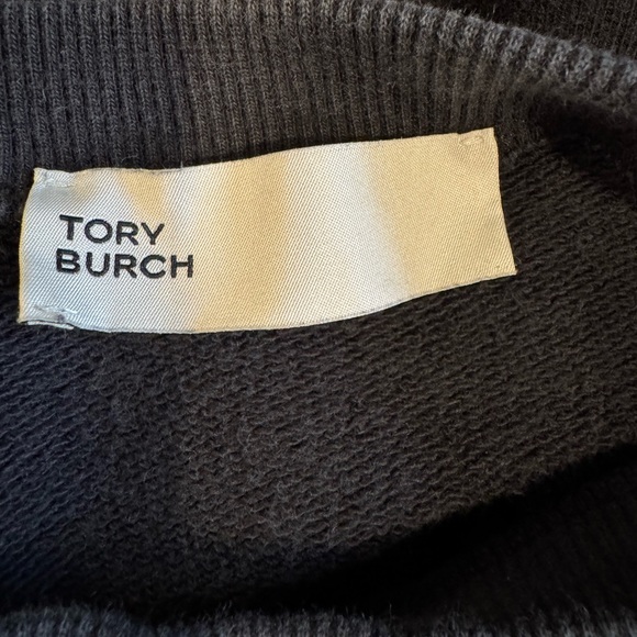 Tory Burch French Terry Crewneck Sweatshirt Size XS Some Fading - Picture 5 of 7